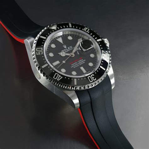 rolex rubber strap replica|rolex watches with rubber strap.